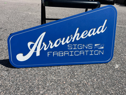 Custom HDPE Business Sign