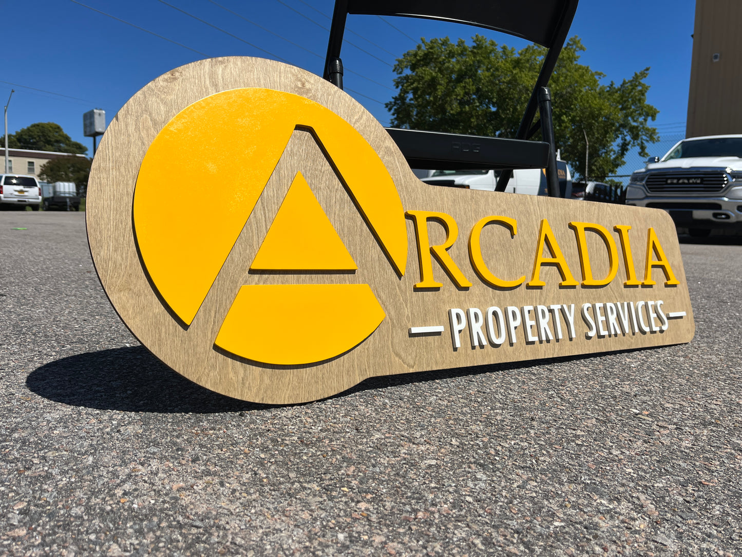 Custom Dimensional Business Sign