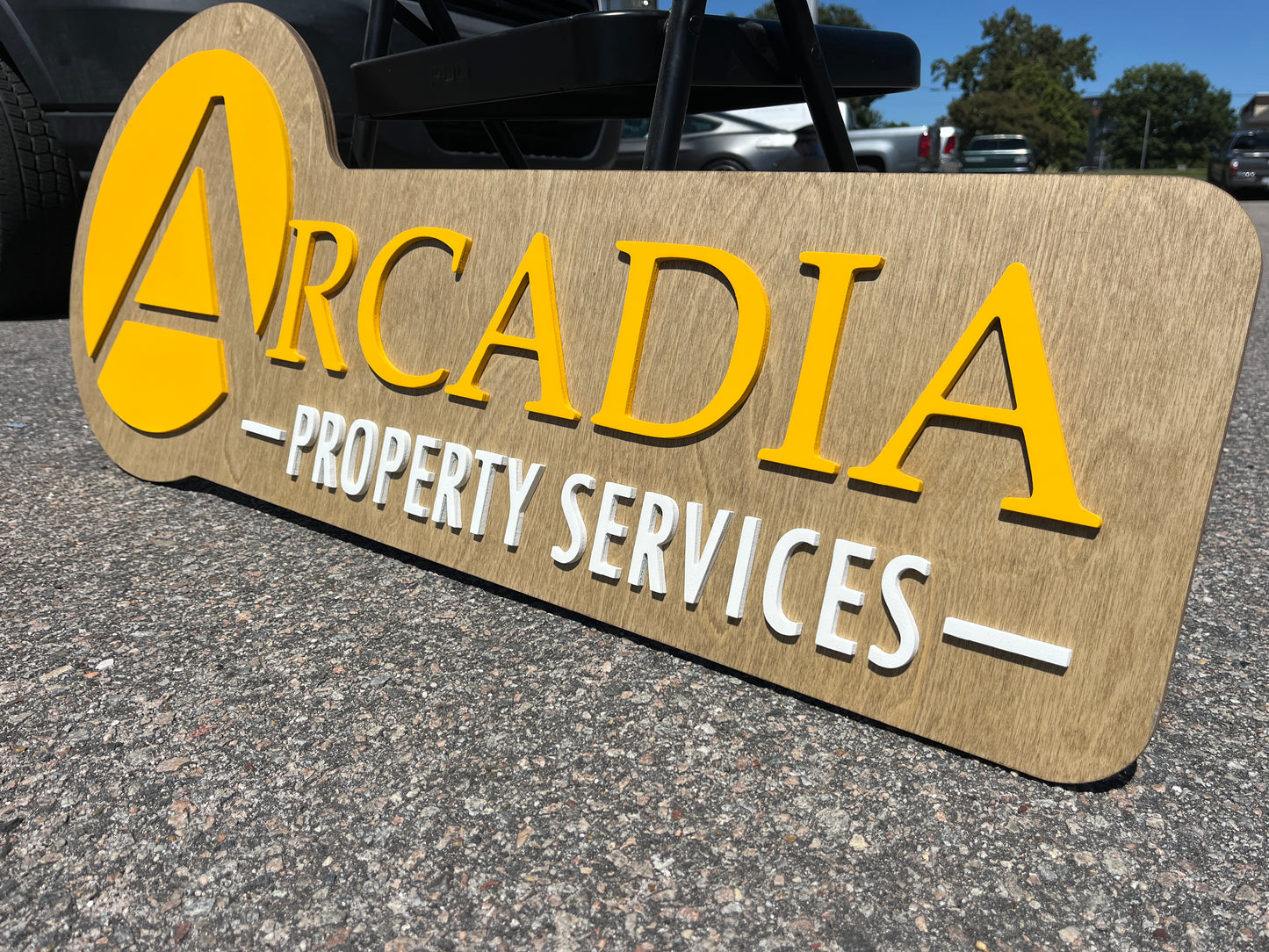 Custom Dimensional Business Sign